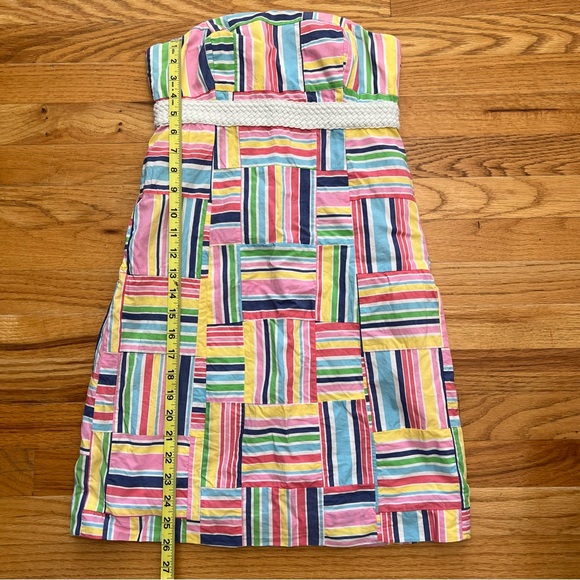 Lilly Pulitzer Strapless Patchwork Dress - Picture 3 of 12